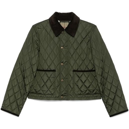 Burberry giacca trapuntata - verde