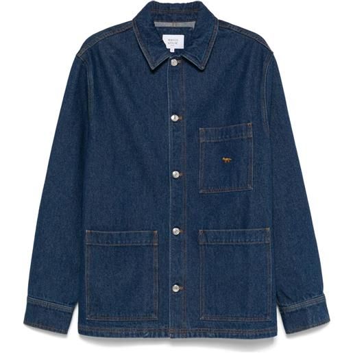 Maison Kitsuné giacca denim - blu