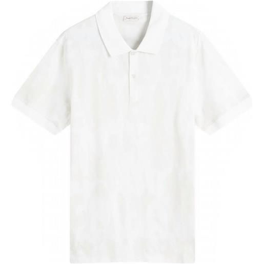 Alexander McQueen polo graffiti - bianco