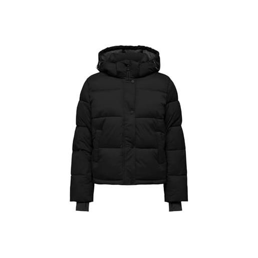 ONLY onlann premium-pantaloncini da jkt giacca, nero, l donna