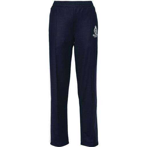 Sporty & Rich pantaloni sportivi crown - blu