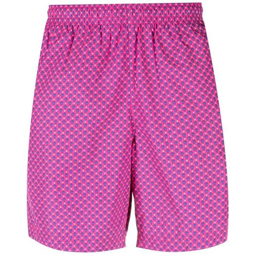 Alexander McQueen costume da bagno con stampa - rosa