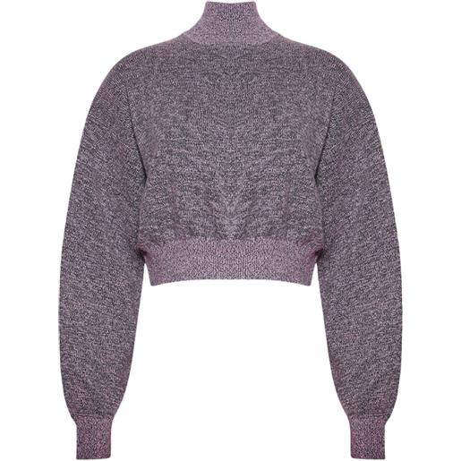 Alexander Wang maglione crop - rosa