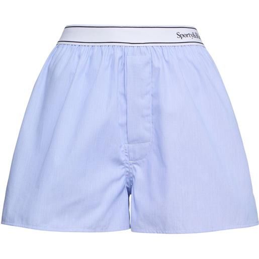 SPORTY & RICH shorts boxer con logo