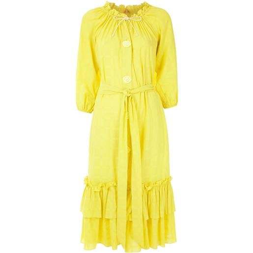 Clube Bossa abito midi valerie - giallo