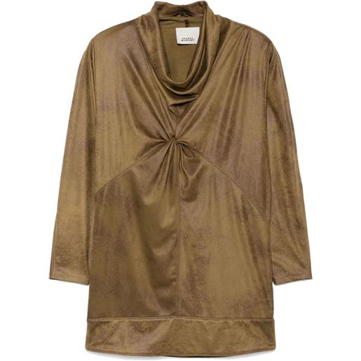 ISABEL MARANT abito corto giulia - verde