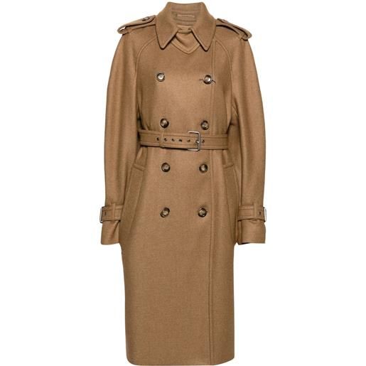 Sportmax trench doppiopetto - toni neutri