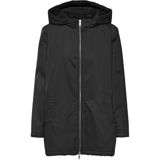 ONLY faith reversible fur coat cc otw black/black cappotto donna