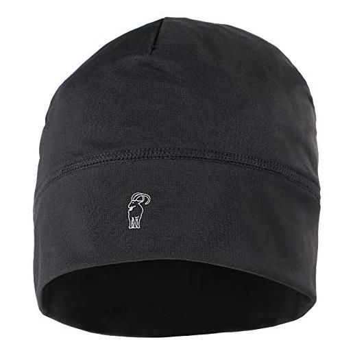 ALPIDEX berretto corsa calcio sportivo bici cappello running donna uomo skull cap, colore: black