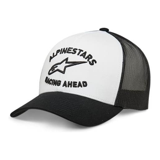 Alpinestars triple trucker hat cappellino da baseball uomo bianco/nero/bianco taglia unica
