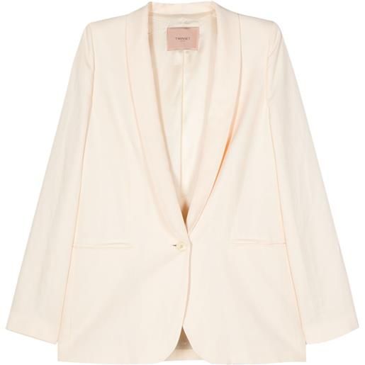 TWINSET blazer monopetto - toni neutri