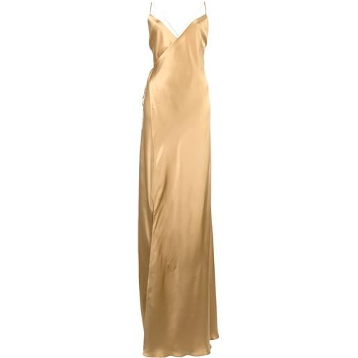 Michelle Mason abito da sera a portafoglio - oro