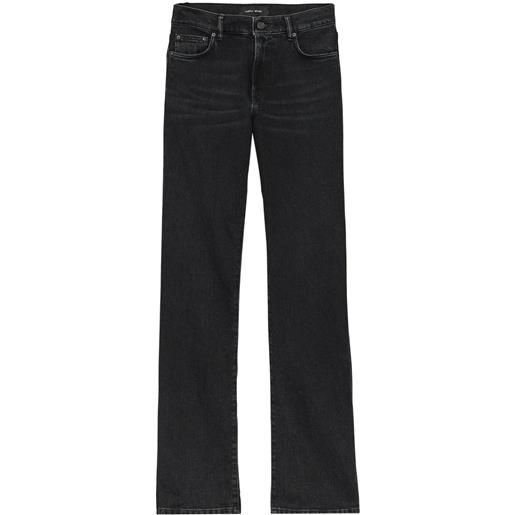 Purple Brand jeans svasati con cut-out - nero