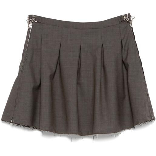 OUR LEGACY minigonna object - grigio