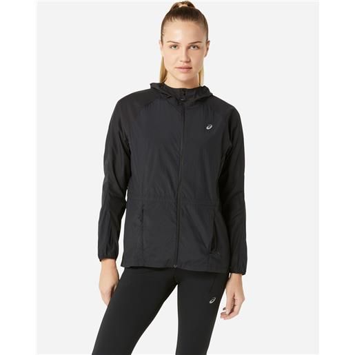 Asics road packable w - giacca running - donna - nero