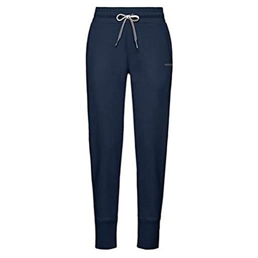 HEAD club byron pants jr, tuta da tracker bambini, blu scuro/bianco, 152