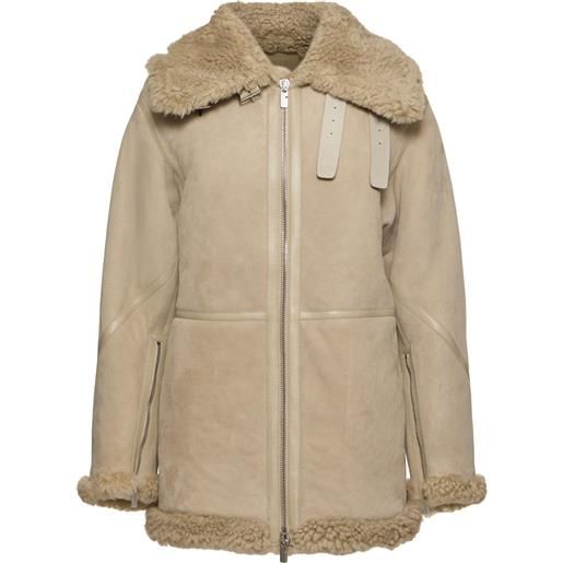 BURBERRY cappotto in shearling