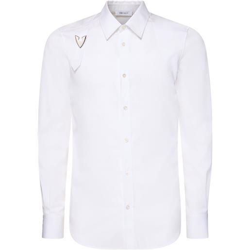 MCQUEEN camicia harness in cotone con fibbia