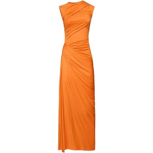 MCQUEEN vestito in jersey di seta
