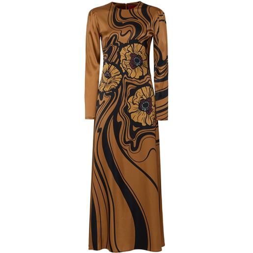 La DoubleJ abito lungo clingy swing - arancione