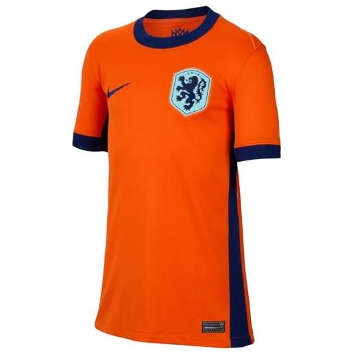 Nike knvb df stad t-shirt safety orange/blue void/copa/b 122/128