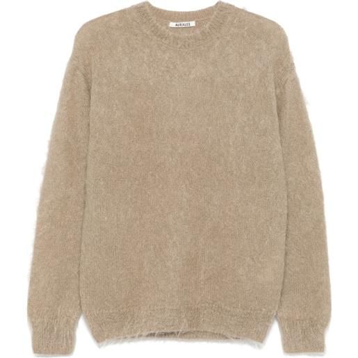 Auralee maglione super kid - toni neutri