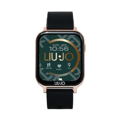 Liu Jo orologio unisex smartwatch voice energy rose cinturino nero