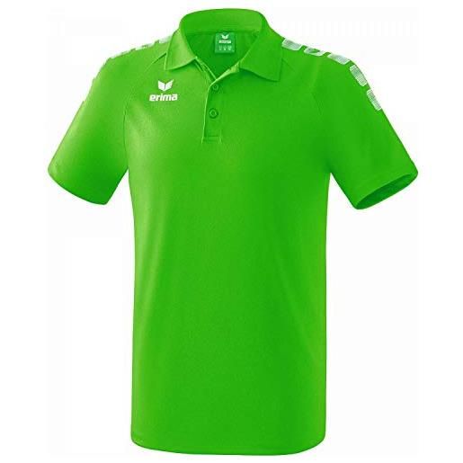 Erima 2111905 maglietta polo, unisex - adulto, green/bianco, xxl