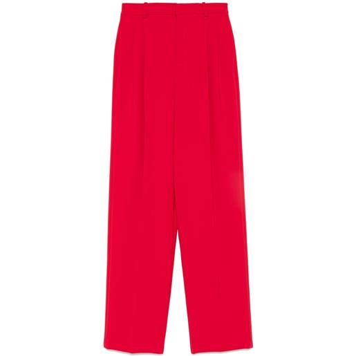 Elisabetta Franchi pantaloni in crêpe - rosso