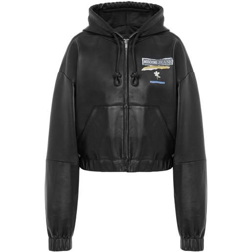 MOSCHINO JEANS giacca con stampa - nero