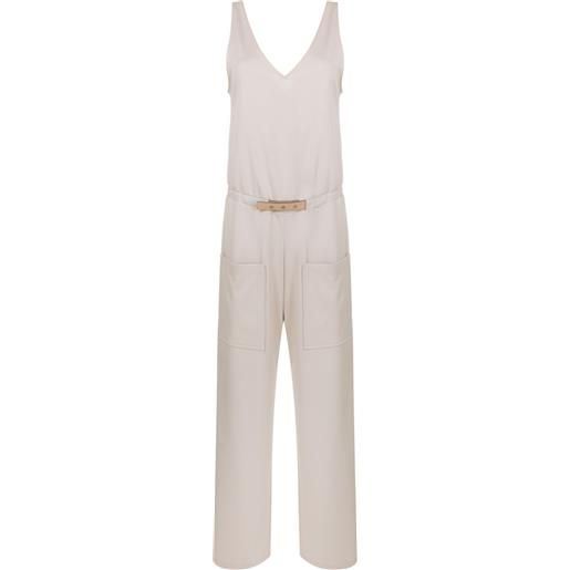 Gloria Coelho tuta intera smanicata - toni neutri