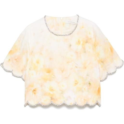 ZIMMERMANN top corto crush - giallo