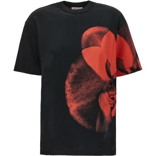 Alexander McQueen t-shirt con stampa - nero