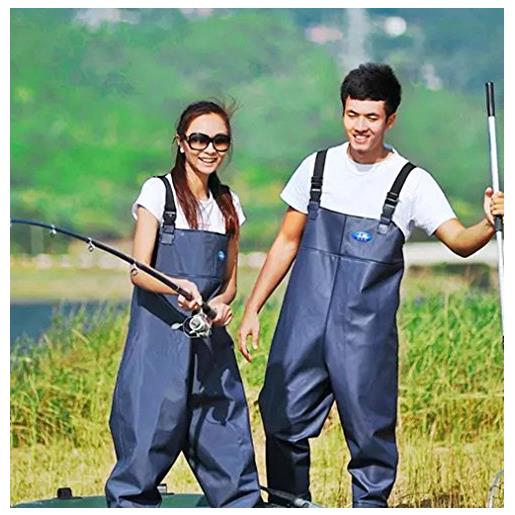 Morebeauty donne petto wader con tacchetti suola trampolieri impermeabile pantaloni pantaloni pesca