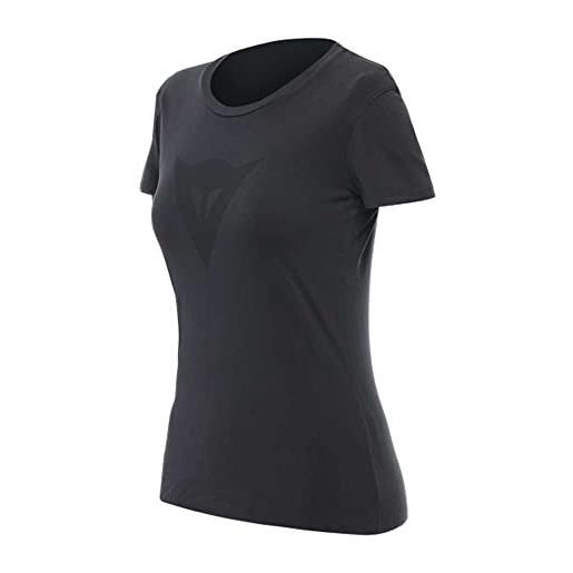 DAINESE - t-shirt speed demon shadow lady, t-shirt con logo, maglietta maniche corte da donna, t-shirt in cotone, antracite, m