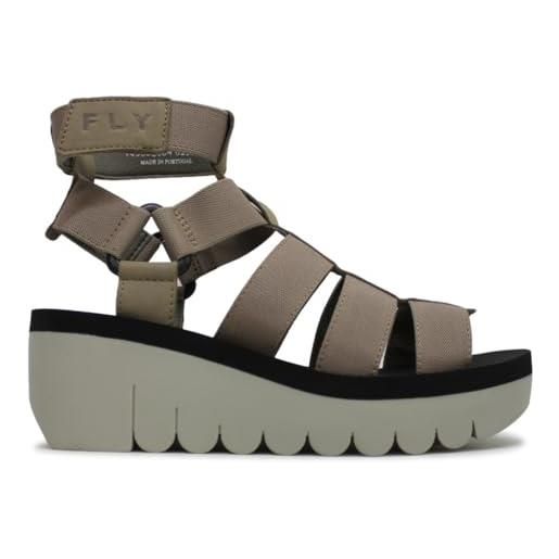 Fly London yufi032fly, sandali donna, nuvola beige, 41 eu