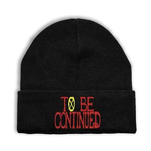 Lauthings to be continued pirate anime one piece berretto, invernale unisex cappello ricamato