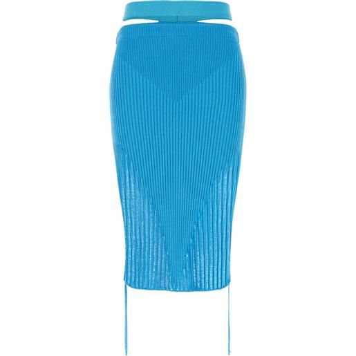 ANDREĀDAMO gonna a matita - blu