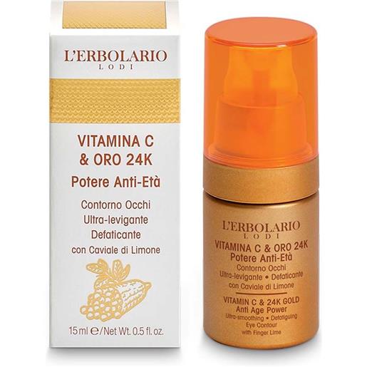 L'ERBOLARIO SB Srl l'erbolario - vitamina c oro contorno occhi 24k 15 ml