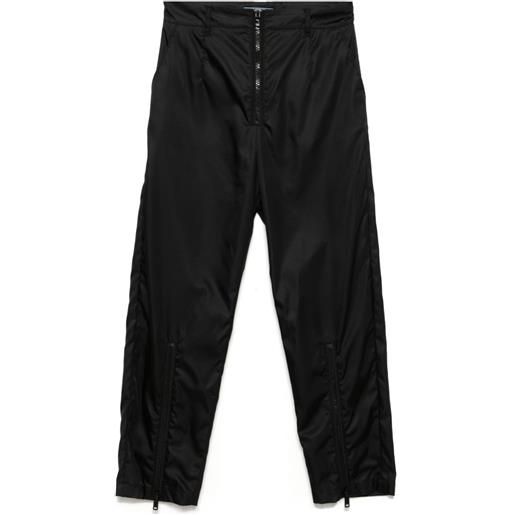Prada Pre-Owned - pantaloni con zip anni 2000 - donna - poliammide - taglia unica - nero