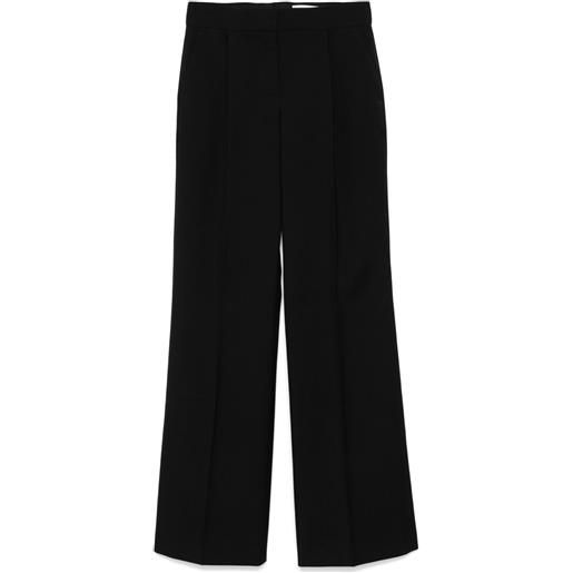 Alexander McQueen pantaloni con piega - nero