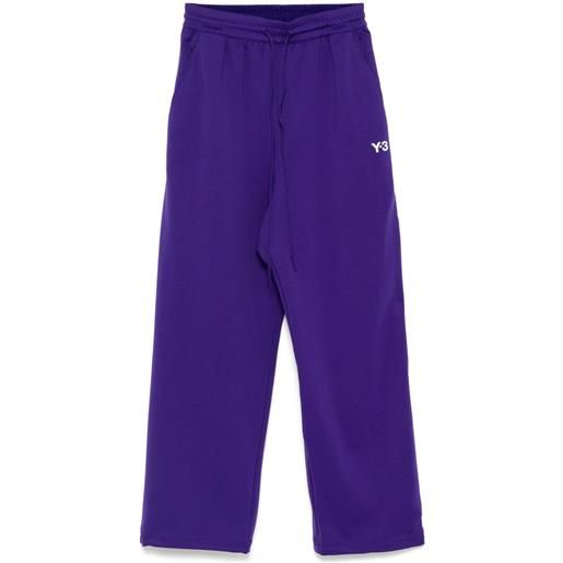Y-3 pantaloni sportivi - viola