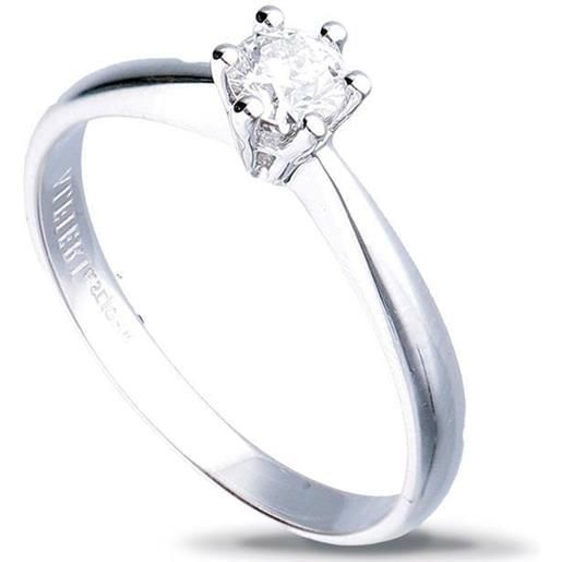 ALFIERI & ST. JOHN anello solitario alfieri & st john 6 griffes in oro bianco con diamanti ct 0,50 colore g purezza si1 misura 16
