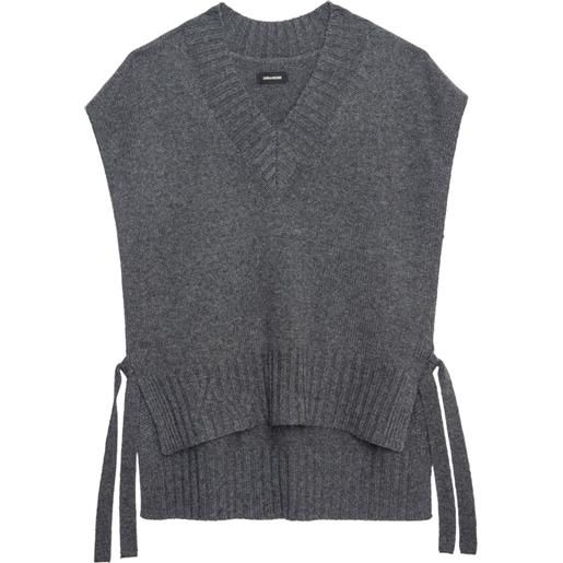 Zadig&Voltaire canotta maddy - grigio