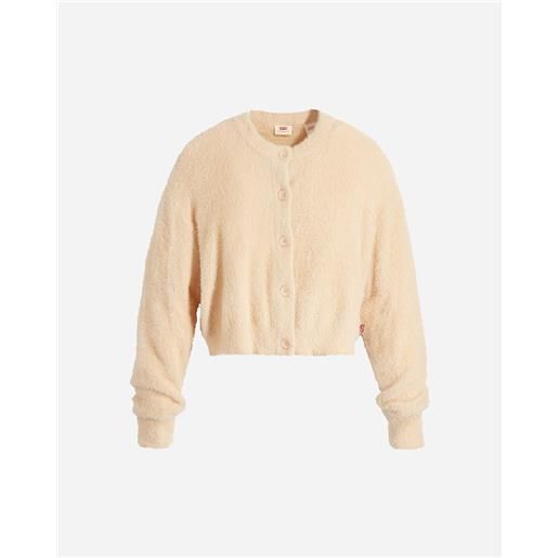 Levis levi's botton furry w - cardigan - donna - beige