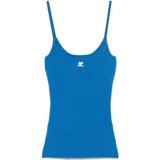 Courrèges top reedition - blu