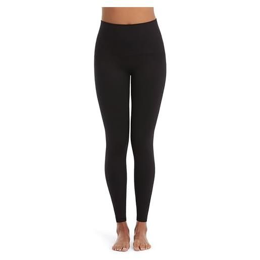 Spanx look at me now leggings, leggings senza cuciture donna, nero (veryblack), xs