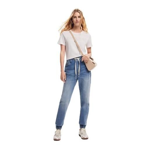 Desigual denim_caliop, 5053 denim medium wash, xs, blu, xs