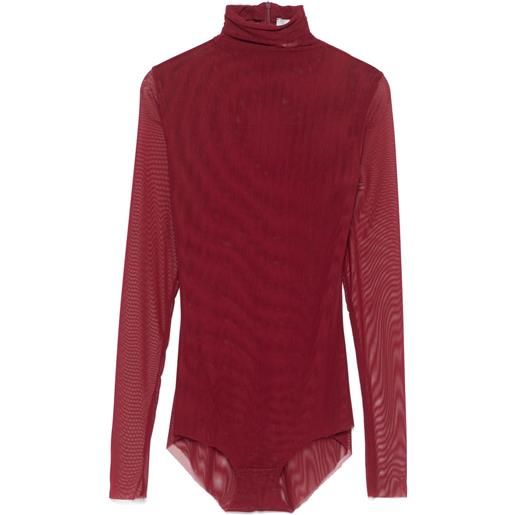Atu Body Couture body in rete - rosso