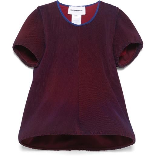 Melitta Baumeister top plissettato - blu